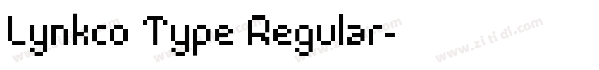 Lynkco Type Regular字体转换